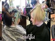 черные волосы после осветления фото