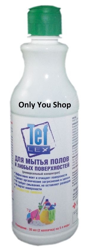 Тефлекс для мытья полов лимон, 0.5л 